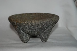 6,5 Zoll molcajete mörtel volvanic stone - Bild 1 von 8