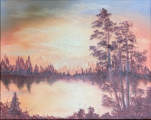 Reelfoot Lake by Helen Emery - Original Oil Painting - Picture 1 of 3