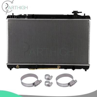 Radiador 1917 para Toyota Camry 2007-2011 con abrazaderas de manguera de acero inoxidable Foto 1 de 4