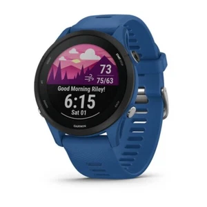 Garmin Forerunner 255 Tidal Blue GPS Enabled Running Watch 010-02641-01 - Picture 1 of 3