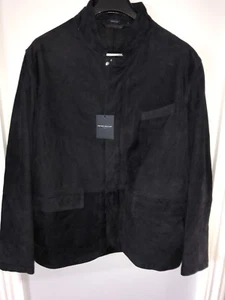 Men’s PETER MILLAR Navy 100% Calfskin Jacket, L, Tailored Fit, NWT $1998 - Picture 1 of 11