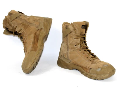 Smith & Wesson RANGER SZ WR 1091 Boots Mens Sz 11.5 Brown High Top Lace & Zip-Up - Photo 1/4