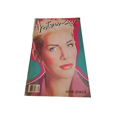 Andy Warhol's Interview Magazine ANNIE LENNOX Cover May 1985  - Image 1 of 4