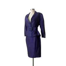 Thierry Mugler Silk Shantung Suit with Cutouts 1990 1980