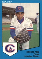 1989 Columbus Clippers ProCards #744 Hipolito Pena