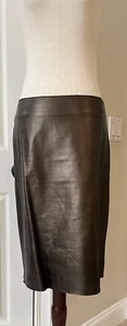Theory Bronze Metallic/100 % Leder/A-Linie Rock Größe 8 - Bild 1 von 15
