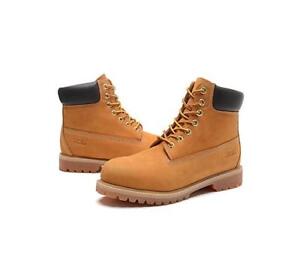 6" Wedge Waterproof Winter Snow Work Boots Mens Shoes Waterproof Leather 061