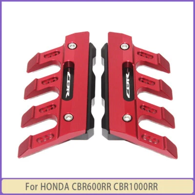 CNC Front Fork Protector Guard Block Front Fender For HONDA CBR600RR CBR1000RR Foto 1 de 4
