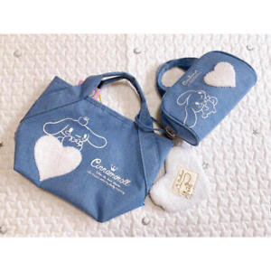 Cinnamoroll tote bag pouch coin case 3-piece set jp