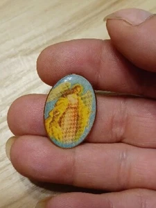 Guardian Angel Lapel Pin Vintage Religious Spiritual - Picture 1 of 5