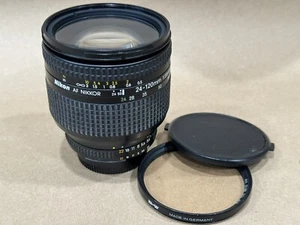 Nikon AF 24-120mm f/3.5-5.6 D Nikkor Zoom Lens Filter w/Caps F Mount - Clean - Picture 1 of 8