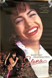 SELENA MOVIE POSTER 1 Sided ORIGINAL FINAL JENNIFER LOPEZ 27x40 + bonus poster - Picture 1 of 2