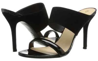 Tacones para mujer Trina Turk Larabee de cuero negro  Foto 1 de 4