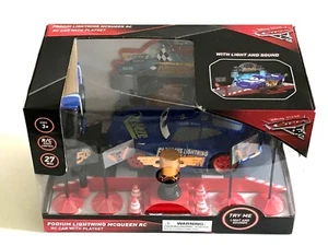Podium Lightning Mcqueen Rc Car with Playset - Picture 1 of 2