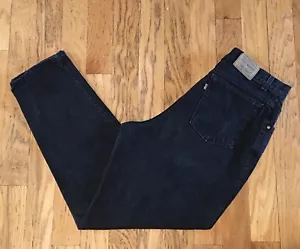Vintage hergestellt in den USA Levi’s 544 hohe Leibhöhe Größe 20 schwarze Damenjeans Größe 33 3/4 x 32” - Bild 1 von 17