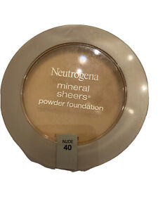 Neutrogena Mineral Sheers Powder Foundation, Nude [40] 0.34 oz