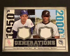 2008 SP Legendary Cuts Generations Dual Jersey HANLEY RAMIREZ & LUIS APARICIO