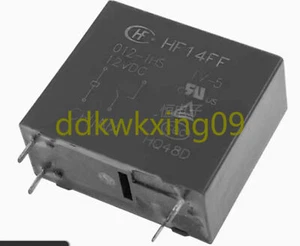 5PCS NEW HF relay 4 pin 10A HF14FF-012-1HS - Picture 1 of 2