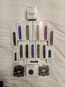 Olight Flashlight Collection!! Bnib Led Edc I5t Cu Ti 