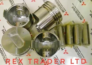 Kolben mit Stiftanzügen Mitsubishi S4L, S4L2, S3L, S3L2, einteilig Std Größe - Bild 1 von 1