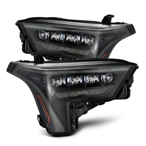 Para 22-24 Tundra Sequoia Alpha Negro LED Blanco DRL Faro Lámpara Necesita Convertidor - Imagen 1 de 22