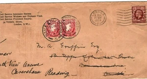 GB EIRE FRANKING Cover ORPHANS FUND London Forwarded Dublin 1934 Reading EB243 - Picture 1 of 6