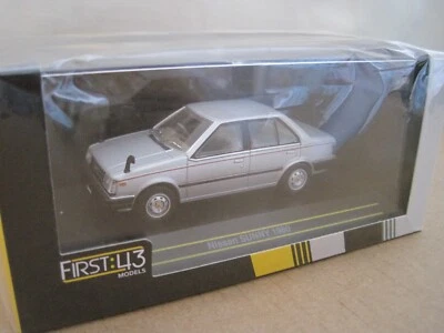 PRIMERA BERLINA NISSAN SUNNY B11 43 en PLATA 1:43 MODELO COCHE CONCESIONARIO  Foto 1 de 4