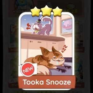Tooka Snooze - Mono_poly_Go - 3 Star Sticker (Set 13) Fast Delivery - Picture 1 of 1