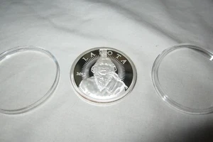 Proof 2012 Lakota Nation Crazy Horse Buffalo 1oz .999 Fine Silver W Coin Case - Picture 1 of 4