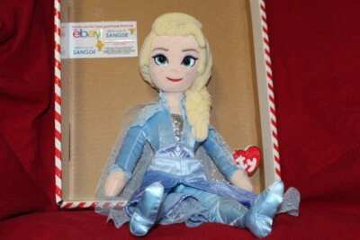 TY BEANIE BUDDY ELSA LA PRINCESA~DISNEY'S~FROZEN 2~8.5"-MWNMT-2019-BUEN REGALO  Foto 1 de 4