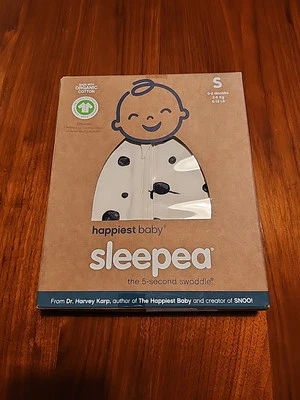 happiest Baby Sleepea 5 Second Baby Swaddle Ivory Planet Size S, 0-2 Months NEW - Image 1 of 4