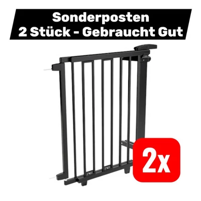 GEUTHER Treppengitter Treppenschutzgitter Babyschutzgitter 2 STÜCK - Bild 1 von 2