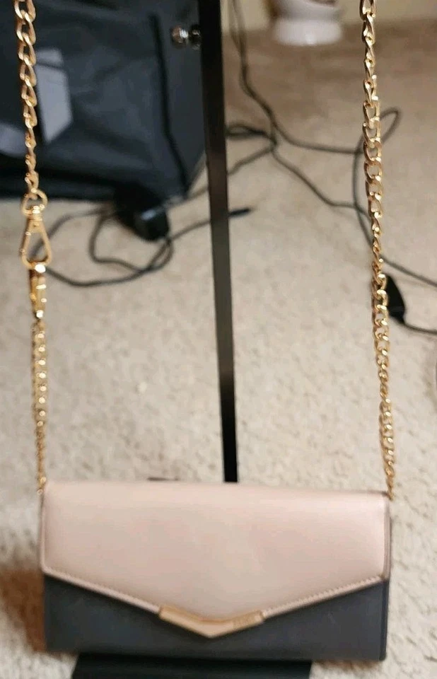 Cartera Larga Fendi 2Jours Cuero Rosa Gris Oscuro Sobre Lona Italia CON CERTIFICADO DE AUTENTICIDAD Foto 1 de 4