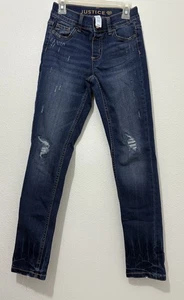 Justice Girls Jeans  Size 12 Slim Blue Jeans Skinny Jeans - Picture 1 of 3
