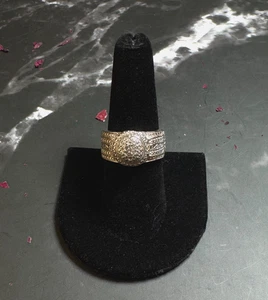 Anello aureola stile argento vintage TG.8 ~ 886 - Foto 1 di 6