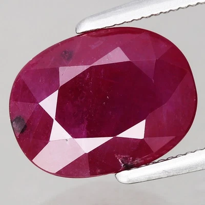 3.02ct 9.88x7.54mm Oval Natural Heated Red Ruby Gemstone Madagascar, Africa - Image 1 of 4