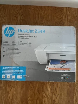 HP Deskjet 2549 Wireless Inkjet All-In-One Printer New In Box • Print From Phone - Image 1 of 4
