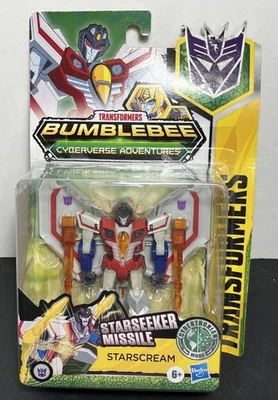Transformers Bumblebee Cyberverse Adventures Starscream Starseeker Missle Figure - Image 1 of 4