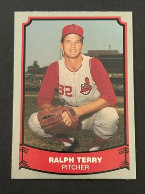 1988 Pacific Legends I #64 Ralph Terry Cleveland Indians - Image 1 of 2