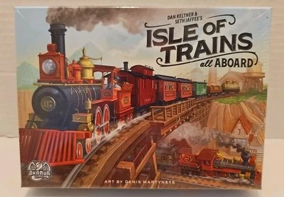 ISLE OF TRAINS All Aboard  Dranda Games NEW SEALED - Image 1 of 4