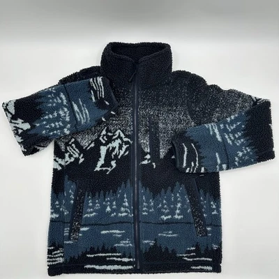 Alaskan Hardgear By Duluth Trading Co. Fleece Full Zip Men’s Small Blue Mountain - Image 1 of 4