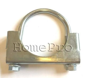USA MADE 2 3/4" HEAVY DUTY STEEL MUFFLER EXHAUST GUILLOTINE U-BOLT CLAMP 3/8 FSH - Picture 1 of 1