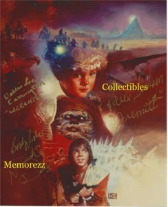 EWOKS: THE BATTLE FOR ENDOR Warwick Davis / P. Gleason +1 SIGNIERTES Autogrammfoto - Bild 1 von 1