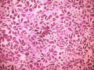 Batik Cotton Quilting Craft Fabric Metre / Fat Long Quarter Pink is Pretty - Picture 1 of 1