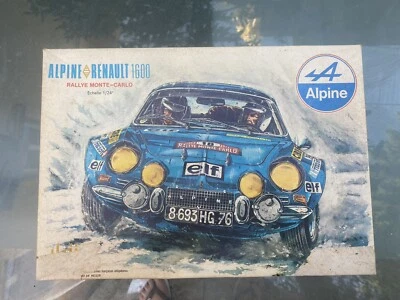 Maquette à monter Alpine Renault 1600 Rallye Monte Carlo 1/24 Heller - Photo 1/4