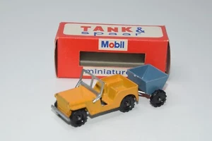 B26 1:65 MAJORETTE RAIL ROUTE 7 JEEP CON REMOLQUE REMOLQUE REMOLQUE AMARILLO ... - Imagen 1 de 11