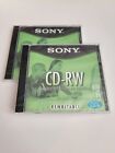 Pack de 2 CD Sony RW 650 Mo 74 min multi vitesse neuf scellé