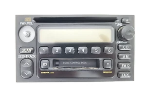 1999-2002 TOYOTA 4RUNNER RADIO CD & CASSETTE 2 DIN RADIO 09357129 OEM R41 - Picture 1 of 10