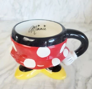 Disney Park Minnie Mouse Polka Dot Skirt And Legs Coffee Mug Cup Vintage   ! - Picture 1 of 7