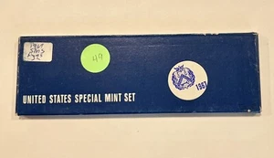 1967 SMS Set Original Box 40% Silver Kennedy US Special Mint Set 5 Coins - Picture 1 of 3